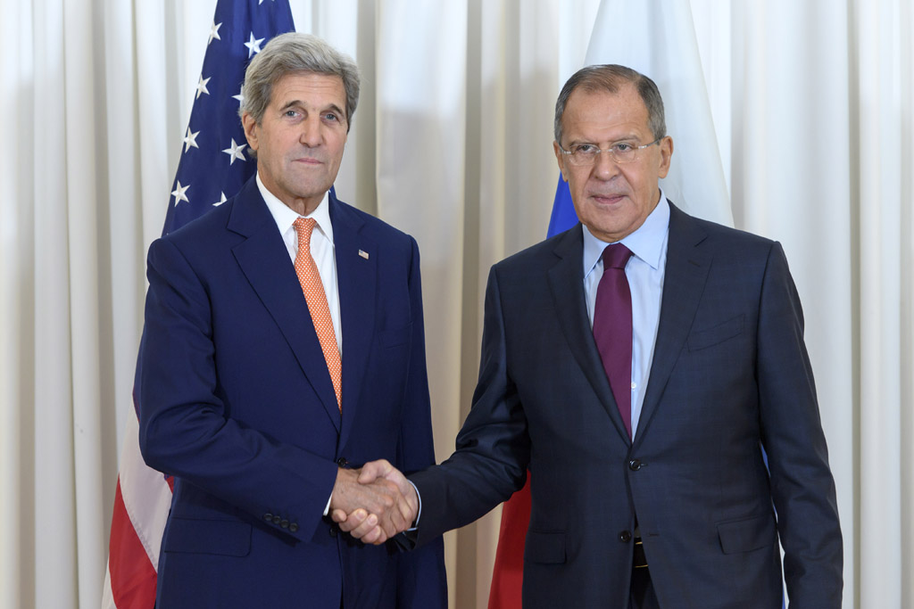 Außenminister John Kerry und Sergej Lawrow in Genf
