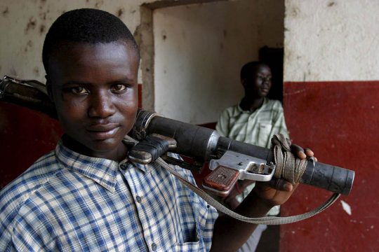 Kindersoldat in Afrika 2007