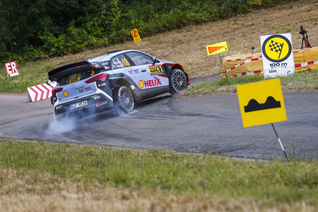 Thierry Neuville/Nicolas Gilsoul beim Shakedown vor der Rallye Deutschland