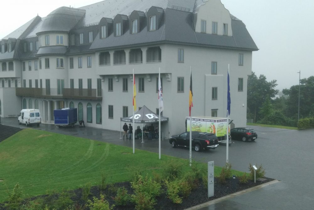 Die Open-Air-Kinovorstellung am Parlament ist ausgefallen - Grund war allerdings nicht der Regen