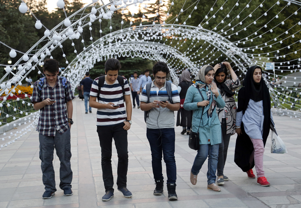 Pokémon-Go-Spieler in Teheran