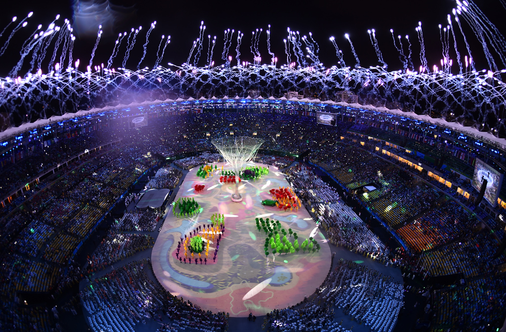 Abschlussparty der XXXI. Olympischen Spiele in Rio de Janeiro