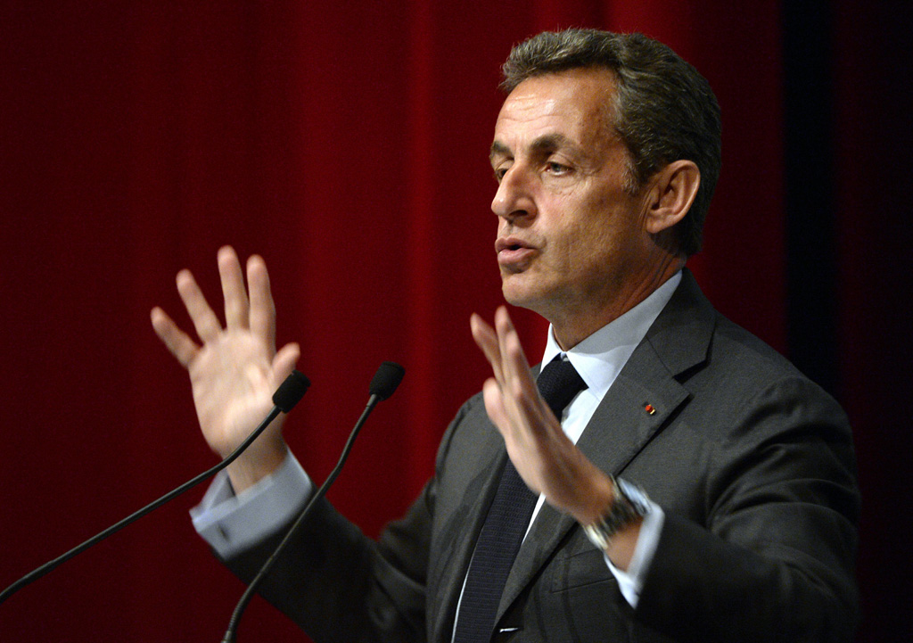 Nicolas Sarkozy in Antwerpen