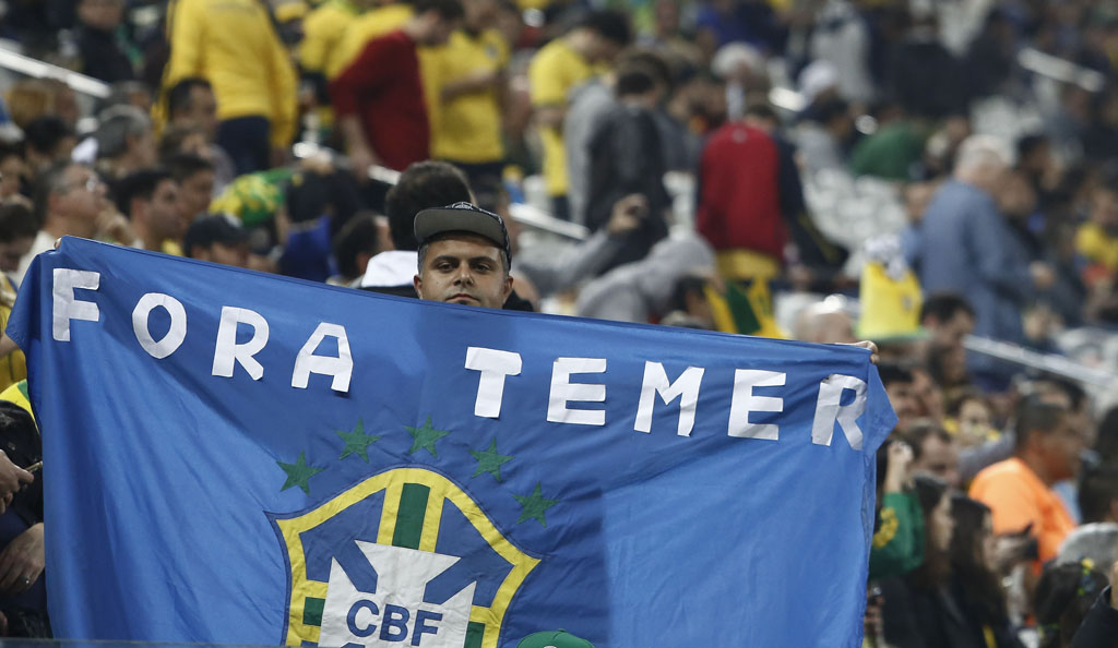 Protest gegen Brasiliens Interimspräsident Temer