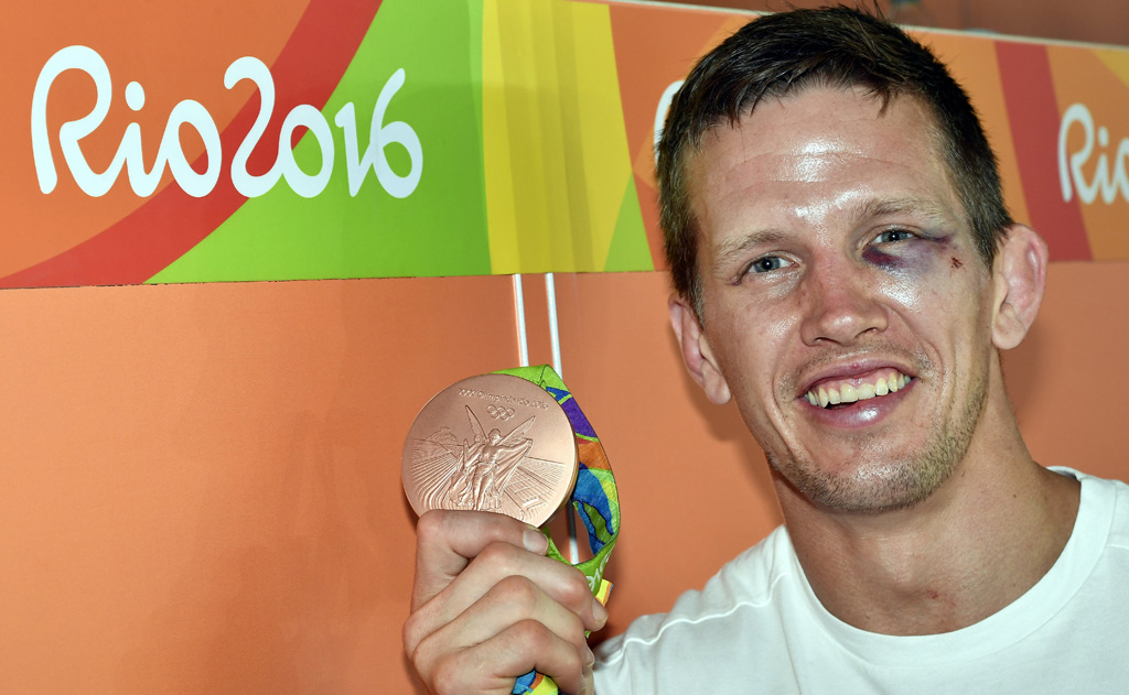 Eine Bronzemedaille und ein blaues Auge: Dirk Van Tichelts Ausbeute in Rio