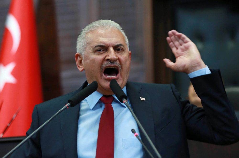 Der türkische Ministerpräsident Yildirim (19.7.)