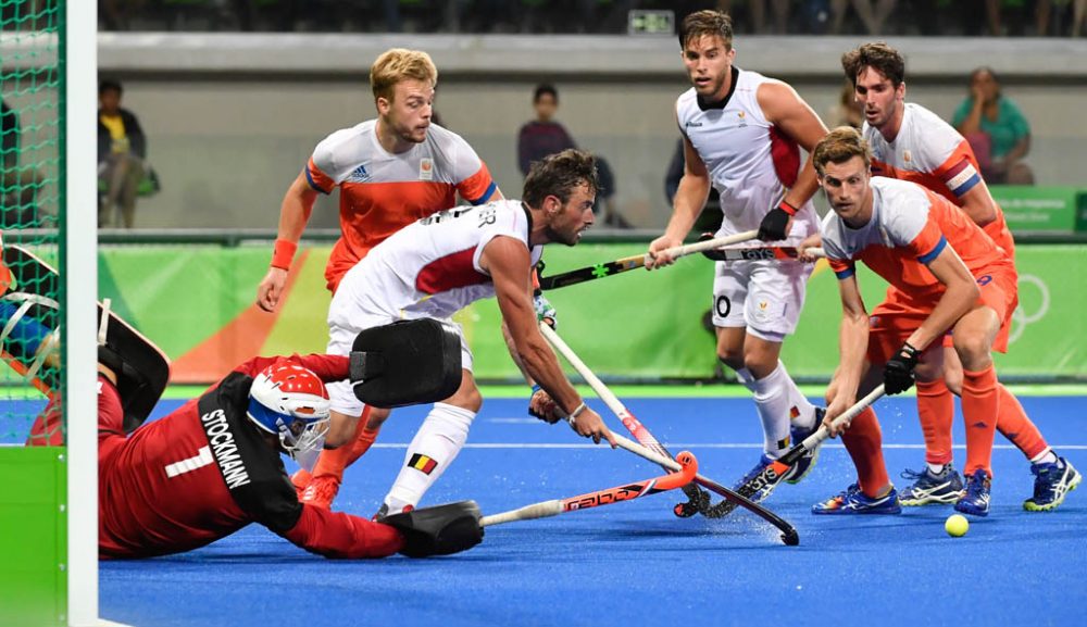 Hockeyteam Red Lions gegen die Niederlande