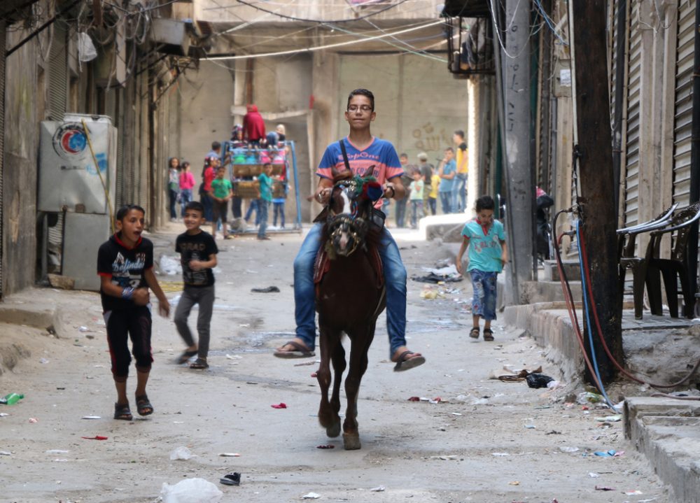 Aufnahme aus Aleppo am 13.9.