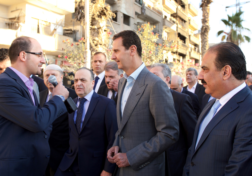 Assad am Montag in Daraya