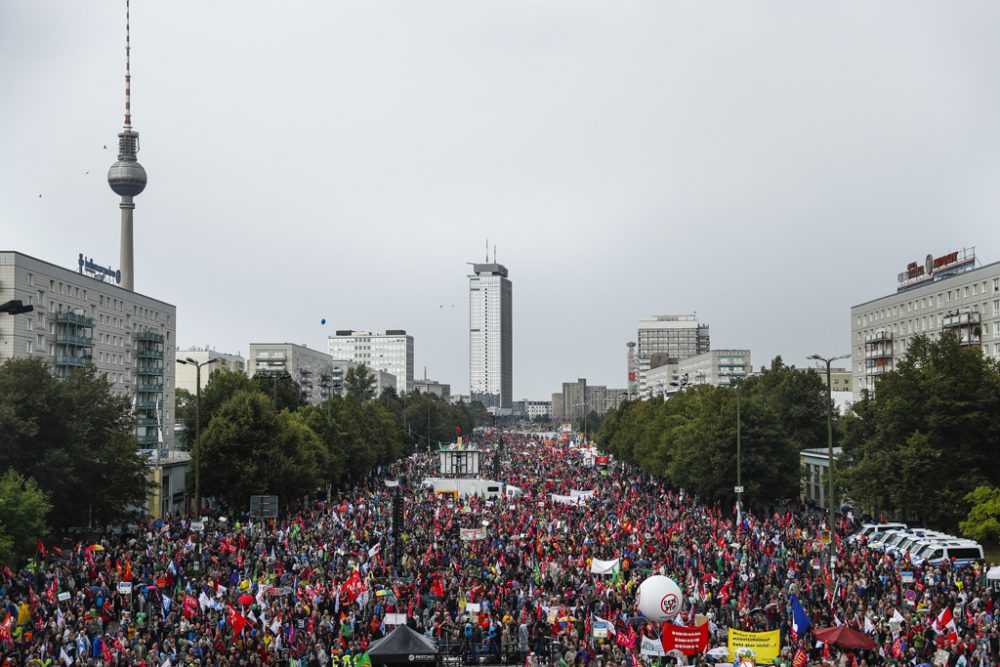 Demonstration gegen TTIP und Ceta in Berlin