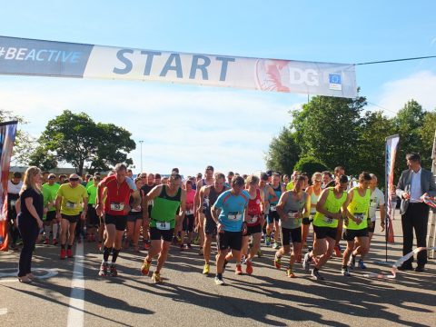 Start des Halbmarathons St. Vith - Bleialf 2016
