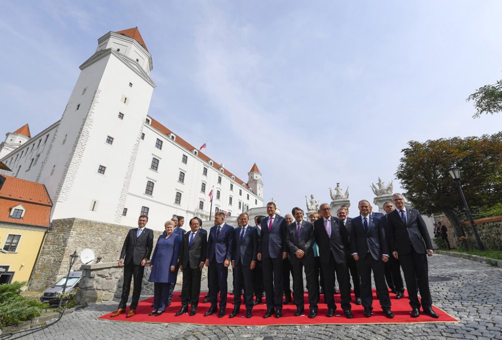 Sondergipfel der EU-Staaten in Bratislava