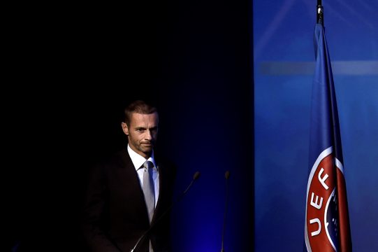 Der neuen UEFA-Präsident Aleksander Ceferin