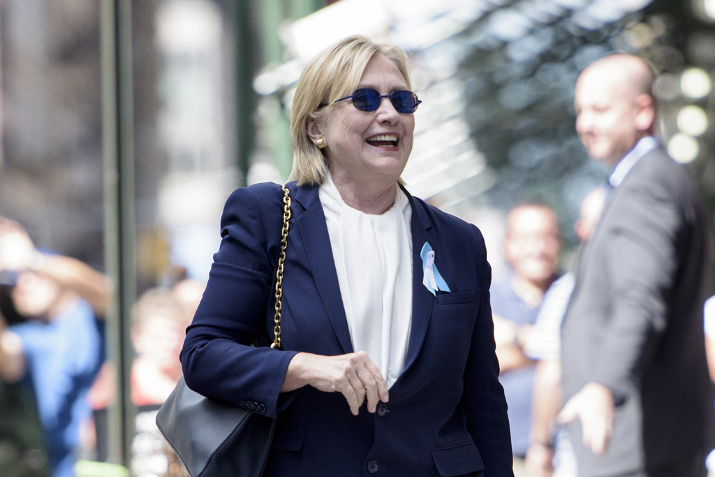 Hillary Clinton am 11.9. in New York