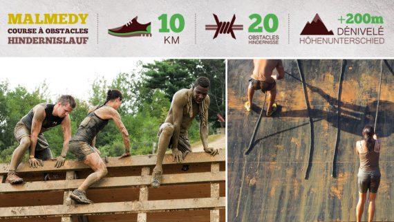 Erster Dragorun-Hindernislauf in Malmedy