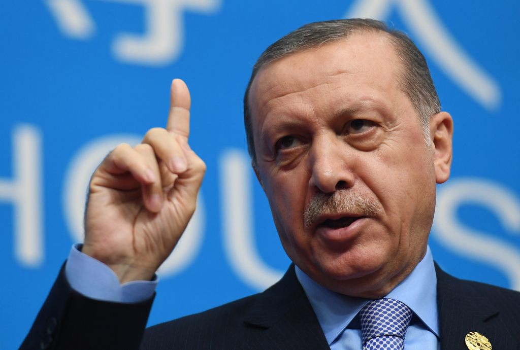 Der türkische Staatspräsident Erdogan