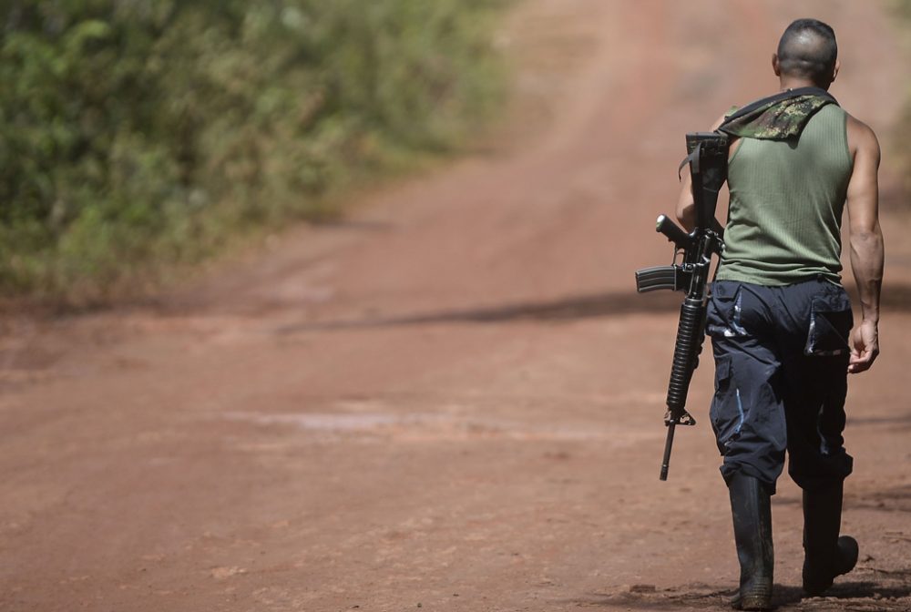 Farc-Rebell in El Diamante