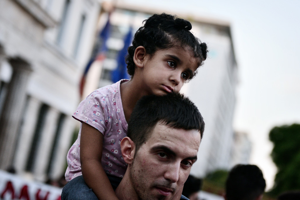 Flüchtlinge in Athen (29.8.)