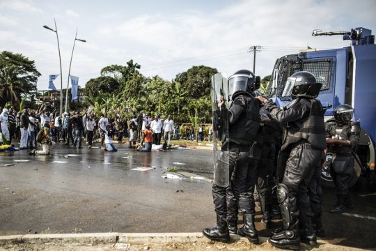 Unruhen nach Wiederwahl von Gabuns Präsidenten Bongo in Libreville (31.8.)