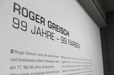 99 Jahre - 99 Farben: Ausstellung mit Werken von Roger Greisch im Ikob Eupen