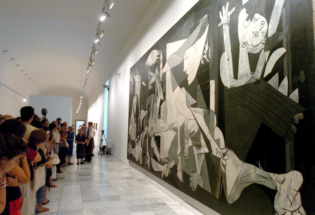 "Guernica" im Museo Reina Sofía - 25-Jahr-Feier am 10.9.2006