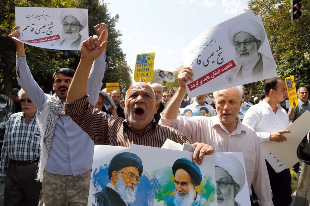 Proteste in Teheran gegen Saudi-Arabien