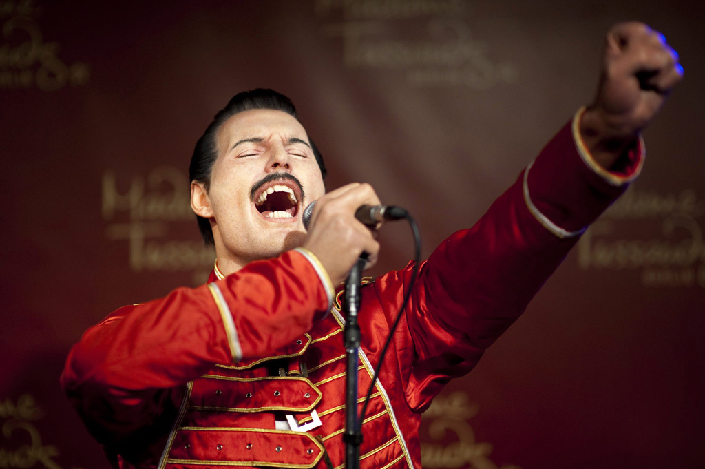 Freddie Mercury als Wachsfigur bei Madame Tussauds in Berlin