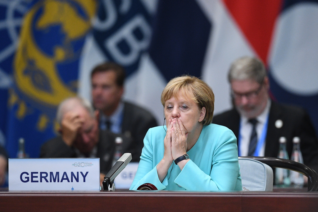 Angela Merkel beim G20-Gipfel in China