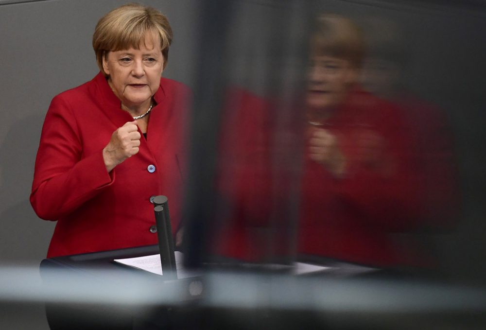 Angela Merkel im Bundestag