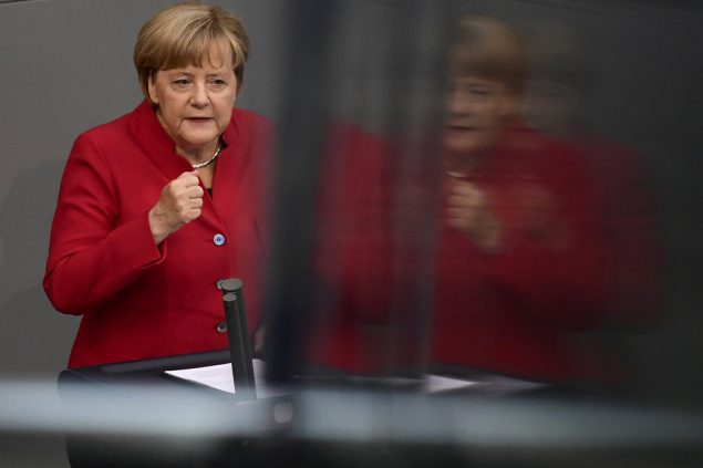 Angela Merkel im Bundestag