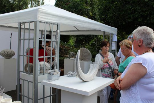 Keramikmarkt Raeren 2016: Stand von Preisträgerin Petra Wolf