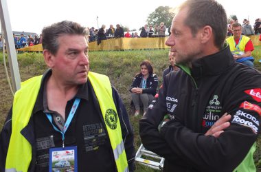 East Belgian Rallye 2016: Shakedown - AMC-Präsident Herbert Simon mit Freddy Loix