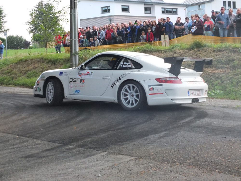 East Belgian Rallye 2016: Shakedown - Yannick Neuville/Markus Meyer im Porsche