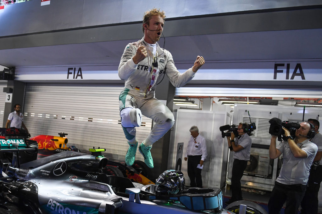 Nico Rosberg gewinnt in Singapur