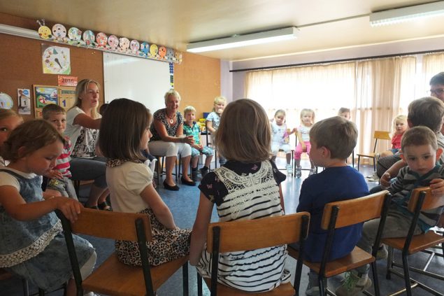 Erster Schultag in Deidenberg
