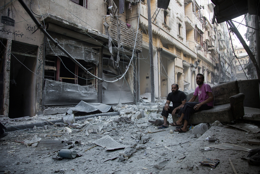 Bild aus Aleppo am 18.9.