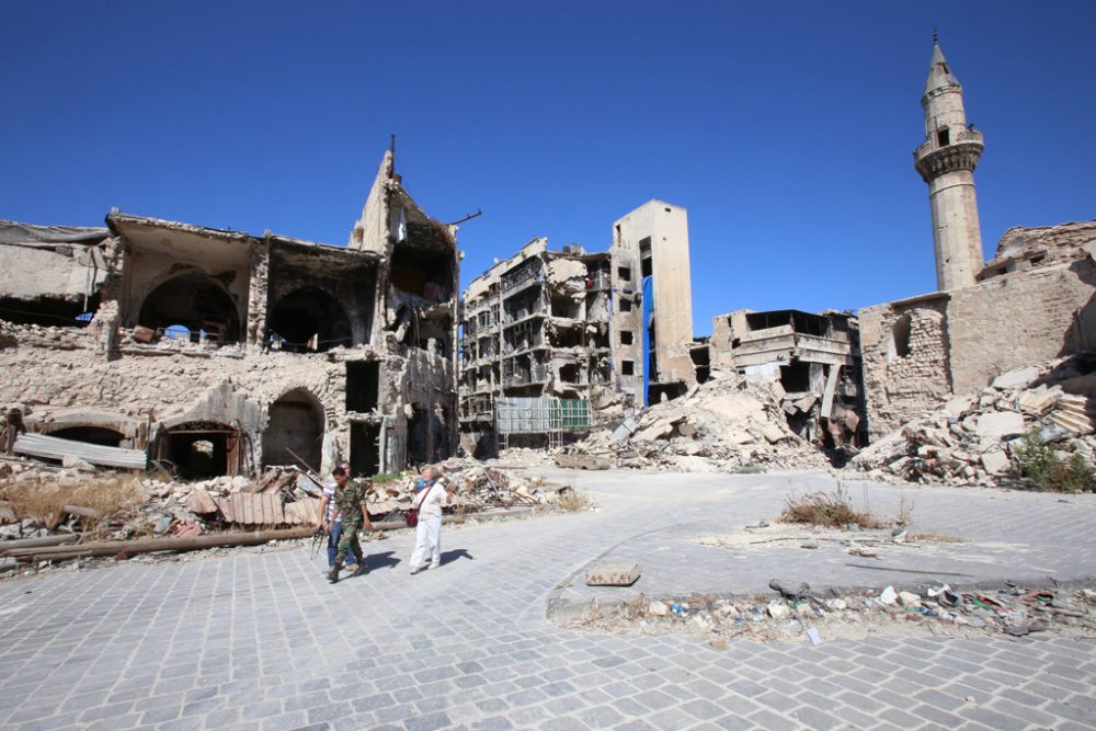 Aleppos historisches Zentrum. Oder was davon übrig ist...