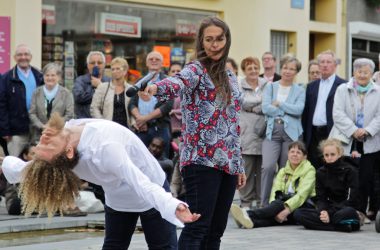 "Tanzende Stadt" 2016 in Eupen (Bild: BRF)