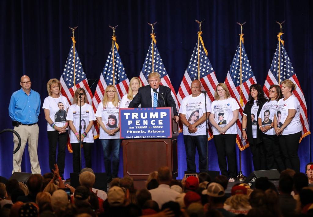 Donald Trump in Phoenix (31.8.)