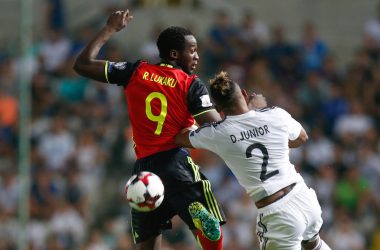 Romelu Lukaku beim Quali-Spiel Zypern - Belgien