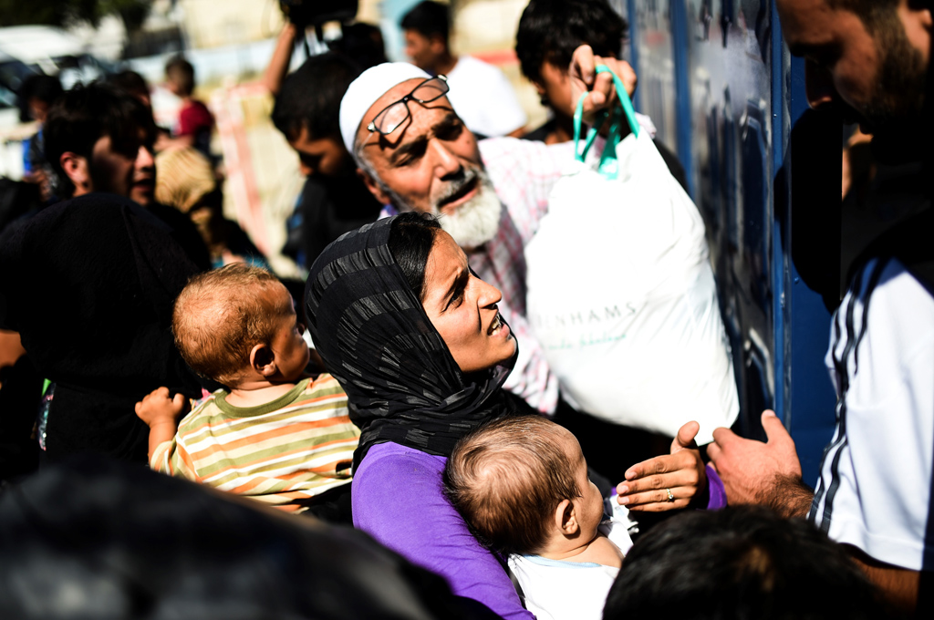 Syrische Flüchtlinge im türkischen Kilis (Bild vom 7.9.)