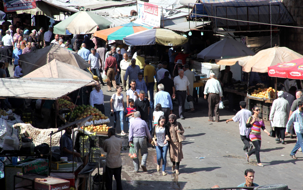 Markt in einem Stadtteil im Westen von Aleppo (5.10.)