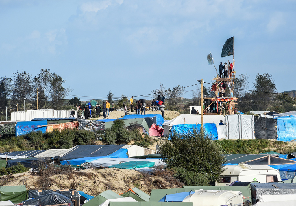 Flüchtlingslager in Calais (17.10.)