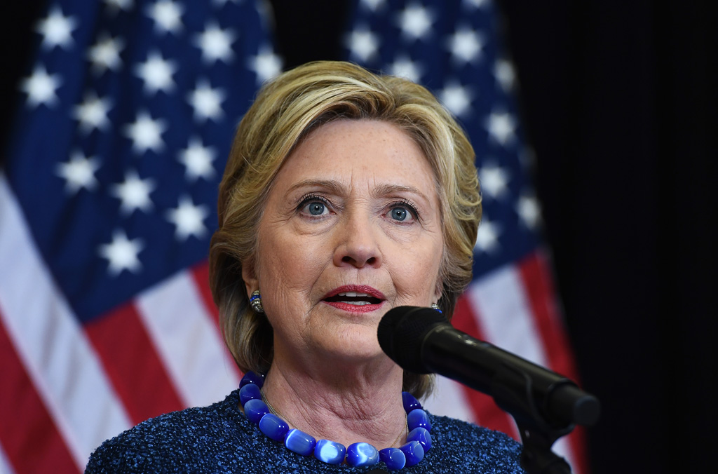 Hillary Clinton am Freitag in Des Moines, Iowa