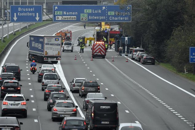 Schwerer Unfall auf E40 Gent-Brüssel (28.10.)