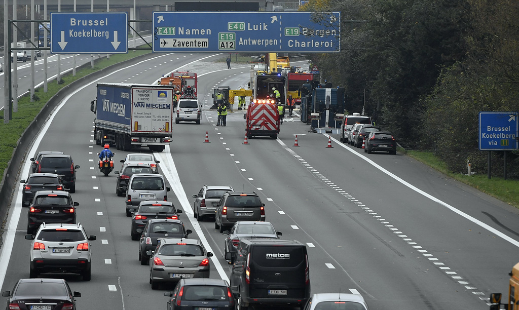 Schwerer Unfall auf E40 Gent-Brüssel (28.10.)