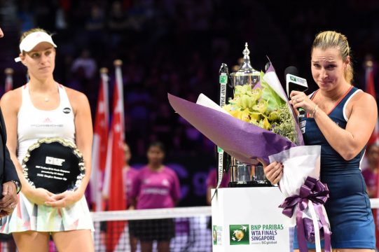 Dominika Cibulkova gewinnt das Finale gegen Angelique Kerber