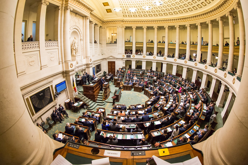 Sitzung im Föderalparlament in Brüssel (16.10.)