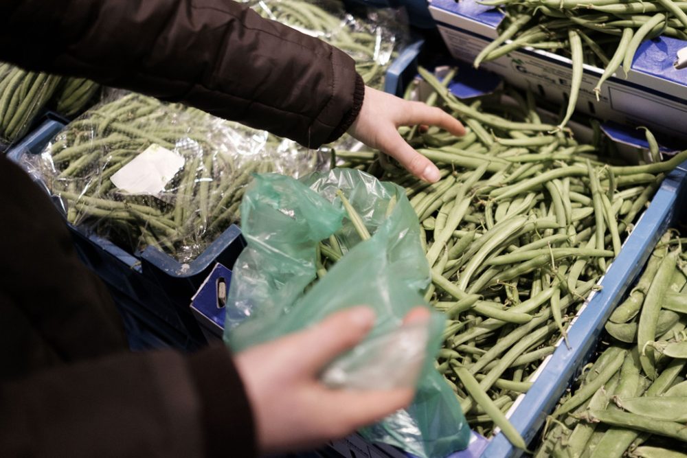 Gemüse im Supermarkt