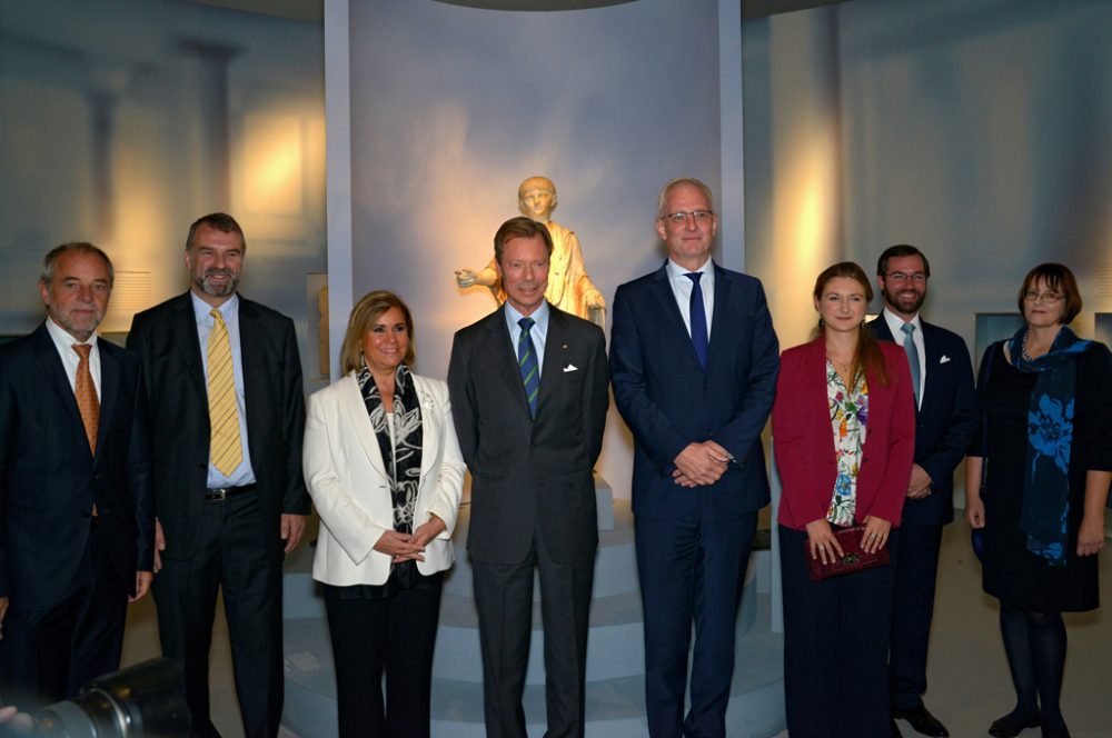 Großherzog Henri und Familie besuchen die Nero-Ausstellung im Rheinischen Landesmuseum in Trier